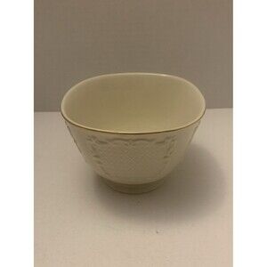 Lenox China Square Dish Candy Nut Bowl Canterbury Diamond Design 24kt Gold Trim